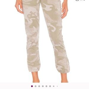 PAIGE Beige Camouflage Pants